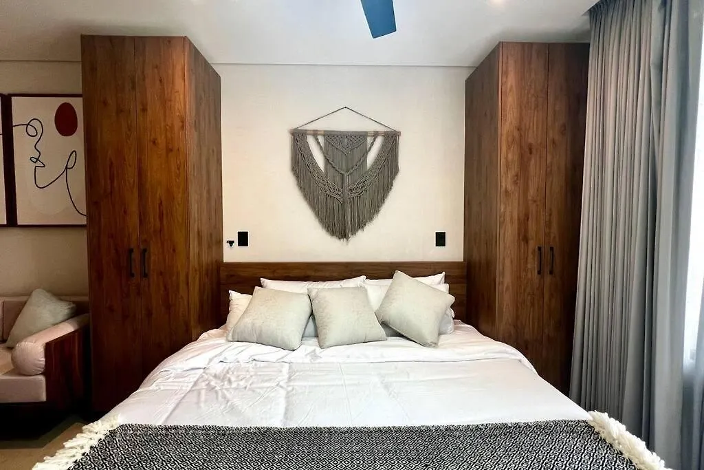 Comfy Plounge Pool Studio Tulum Apartment